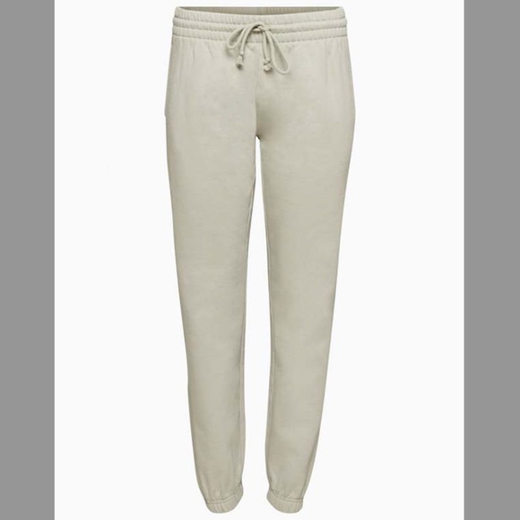 Aritzia Pants - Aritzia TNA Dusky Green Extra Fleece Boyfriend Sweatpant